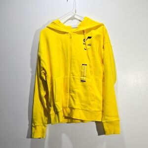 New Nike Utah Jazz Sunny Yellow Hoodie M